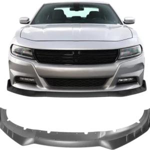 Front Lip for 2015-2023 Dodge Charger V3 Style Front Bumper Lip ABS