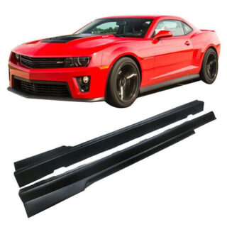 For 2010-2015 Chevy Chevrolet Camaro Side Skirts ZL1 Style Rocker Panel Matte