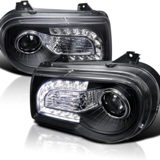 Best 2005-2010 Chrysler 300C/300C AWD/HEMI/SRT-8, Left + Right Pair Headlamps Assembly