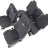 Rough Country Neoprene Seat Covers for 2011-2022 Jeep Grand Cherokee - 91046,Black, Front | Rear
