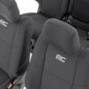 Rough Country Neoprene Seat Covers for 2011-2022 Jeep Grand Cherokee - 91046,Black, Front | Rear - Image 3